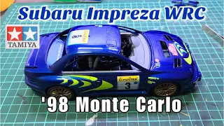 Building a 1:24 Scale Tamiya Subaru Impreza WRC '98 Monte Carlo - PART 2 | Scale Model Kit