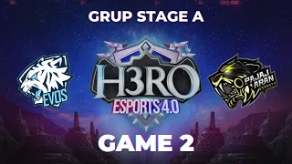 GAME 2 - EVOS LEGENDS VS PAJAJARAN ESPORTS | MLBB H3RO ESPORTS 4.0 | GROUPS STAGE A DAY 3