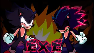 Friday Night Funkin deathmacht , sonic and sonic.exe,cover/dark versión