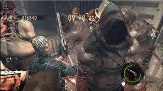 Resident Evil 5 PC - No Mercy Bosses (SOLO) 400 Kills - Ship Deck - Wesker Midnight - 4923K