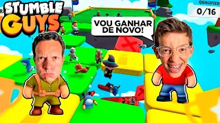 JOGANDO STUMBLE GUYS PAI E FILHO