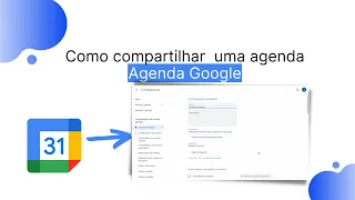 Como compartilhar uma agenda | Agenda Google