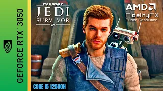 Star Wars Jedi Survivor (FSR 3 MOD) | RTX 3050 Laptop | I5 12500H | 16GB Ram