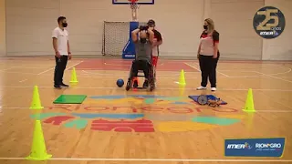 Movilidad y ejercicios para personas con discapacidad || silla de ruedas