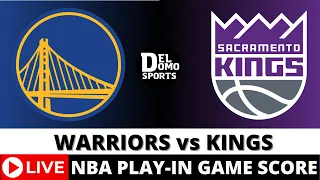 GOLDEN STATE WARRIORS VS SACRAMENTO KINGS LIVE 🏀 NBA Play-In Game Score Radio APR 16, 2024