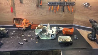 Stihl MS 250 от подписчика. Ремонт после ремонта