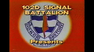 102nd Signal Battalion Promo from late 1980's US Army Germany