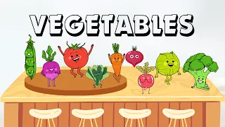 Learn Vegetable Names with Fun Pictures! | Educational Video for Kids