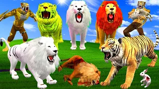 सगा चाचा ही निकला सफ़ेद शेर का दुश्मन | सफ़ेद शेर से छिपा बचपन का राज़ | Jungle Animals Stories.