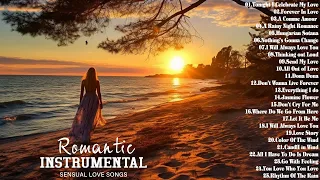 THE 200 MOST BEAUTIFUL MELODIES INSTRUMENTAL LOVE SONGS - Gold Guitar and Sax Love Songs Playlist