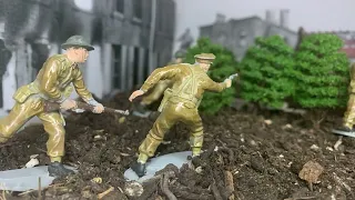 Rommel attaque: Mai 1940, Stopmotion, Seconde guerre mondiale, Airfix 1/32, plastic soldiers.