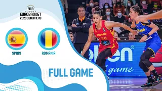 Spain v Romania | Full Game - FIBA Women's EuroBasket 2023 Qualifiers