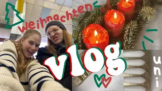 VLOG | Zäpfchen herstellen, Vorlesungen & Weihnachtsferien🎄✨