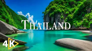 FLYING OVER THAILAND (4K UHD) - Calming Music With Beautiful Nature Video - 4K Video Ultra HD