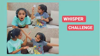 THE WHISPER CHALLENGE | KIDS FUN | KIDS ACTIVITY | CHALLENGE | SisBliss