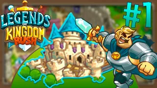 Прохождение игры Legends of kingdom rush! Побег из замка! №1