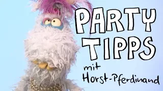 Das alte Zirkuspferd gibt Partytipps