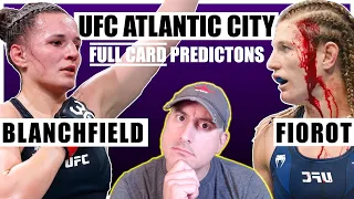 UFC Atlantic City: Blanchfield vs. Fiorot FULL CARD Predictions & Bets!