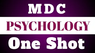 MDC PSYCHOLOGY One Shot for UG SEM-1 & 2 Students of Kolhan University . @examdih