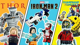 I BUILT A LEGO Marvel Sets Full Wave! (Iron Man 2, Guardians Of The Galaxy 2) Infinity Saga MOC