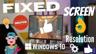 How to fix screen resolution on windows 10 { 2024 }  FIX Screen Resolution Problem | eTechniz.com 👍