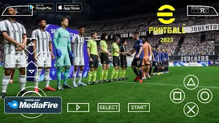 eFootball™ 2023 PPSSPP Android V4.5 Offline New Faces Latest Tranfers & Update Menu Best Graphics