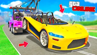 УГНАЛ ТУРБО-КАРТИНГ В ГТА 5 ОНЛАЙН! БИТВА ЭВАКУАТОРОВ В GTA 5 ONLINE | НАШЕЛ 3 ТАЧКИ