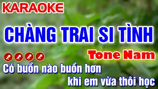 Chàng Trai Si Tình ( Có buồn nào buồn hơn ) Karaoke Nhạc Sống Tone Nam ( Cm ) - Tình Trần Organ