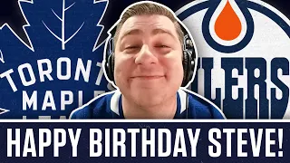 Steve Dangle Reacts To The Leafs' Victory Against Edmonton