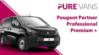 Pure Vans Peugeot Partner Professional Premium +