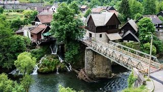 Слунь и Растоке - живописная деревня на водопадах, Хорватия