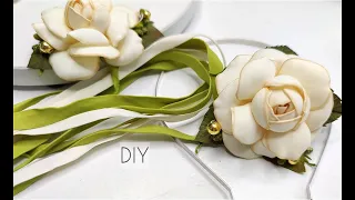ПОСМОТРИТЕ 😍Интересный Способ/Ободок своими руками  DIY flower Eva foam