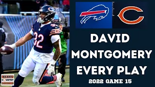 DAVID MONTGOMERY | Every Play | #Bears vs #Bills | 2022 Game 15 #Highlights