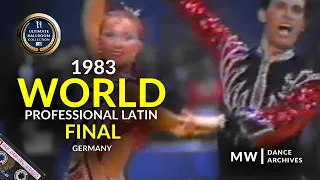 1983 World Professional Latin Dance Championships FINAL - Westfallehalle Dortmund GERMANY