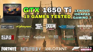 GTX 1650 Ti + Ryzen 5 4600H | Test in 19 Games in 2021 - Lenovo IdeaPad Gaming 3