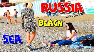 Russia Sea Beach Walk Tour | Sochi Best Beaches walking 4k Film 2022