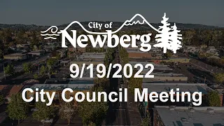 Newberg City Council Meeting - September 19, 2022