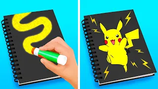 BRILLIANT ART IDEAS & FUN POKEMON DIYs and CRAFTS