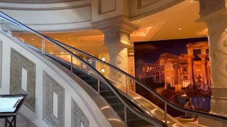 Mitsubishi Spiral escalators at Caesar’s Palace in Las Vegas, NV ￼