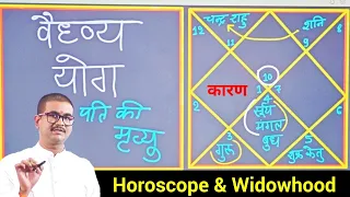 जन्म कुंडली में विधवा योग, वैवाहिक जीवन सम्बंधित संभावनाएँ,वैधव्य योग का आकलन