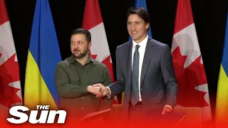 Canada's Trudeau reaffirms solidarity with Ukraine in Zelenskiy meeting
