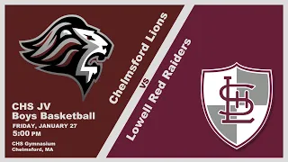 CHS Basketball: JV Boys vs. Lowell – January 27, 2023