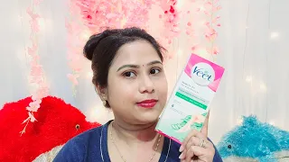 Veet Waxing Strip - Review. How to use veet wax strips ? Waxing at home ll Aditi'sMom