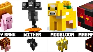 Minecraft and Minecraft Dungeons Mobs in Lego