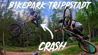 Bikepark Trippstadt endet mit großen Sturz ||Alle Lines 2021|| Pascal Kuraica