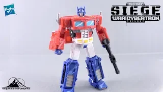 Transformers Siege 35th Anniversary Voyager Class OPTIMUS PRIME Video Review