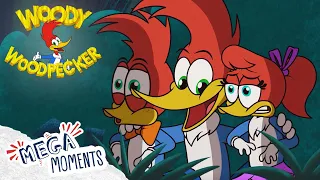 Woody's Haunted Adventure 👻 | Woody Woodpecker | Compilation | Mega Moments