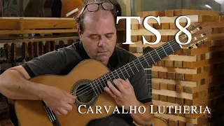 Samuel Carvalho apresenta o modelo TS8 da Carvalho Lutheria