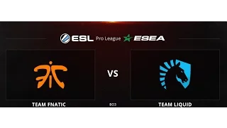 fnatic vs. Liquid @Cache @Mirage ESL ESEA Pro League Season 2 Finals Match du 12-12-2015