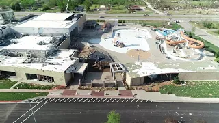 Andover Tornado 2022 [Drone Footage of Heavy Damage]